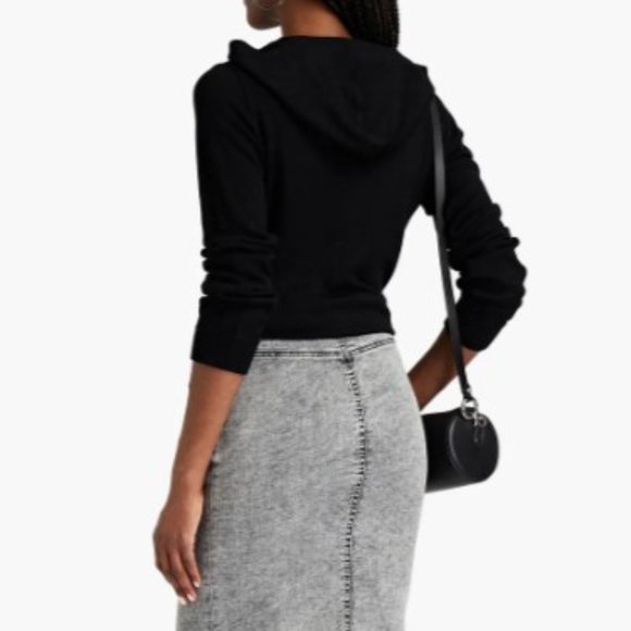 New LOVE MOSCHINO Embroidered wool-blend hoodie size IT48 - Picture 4 of 4